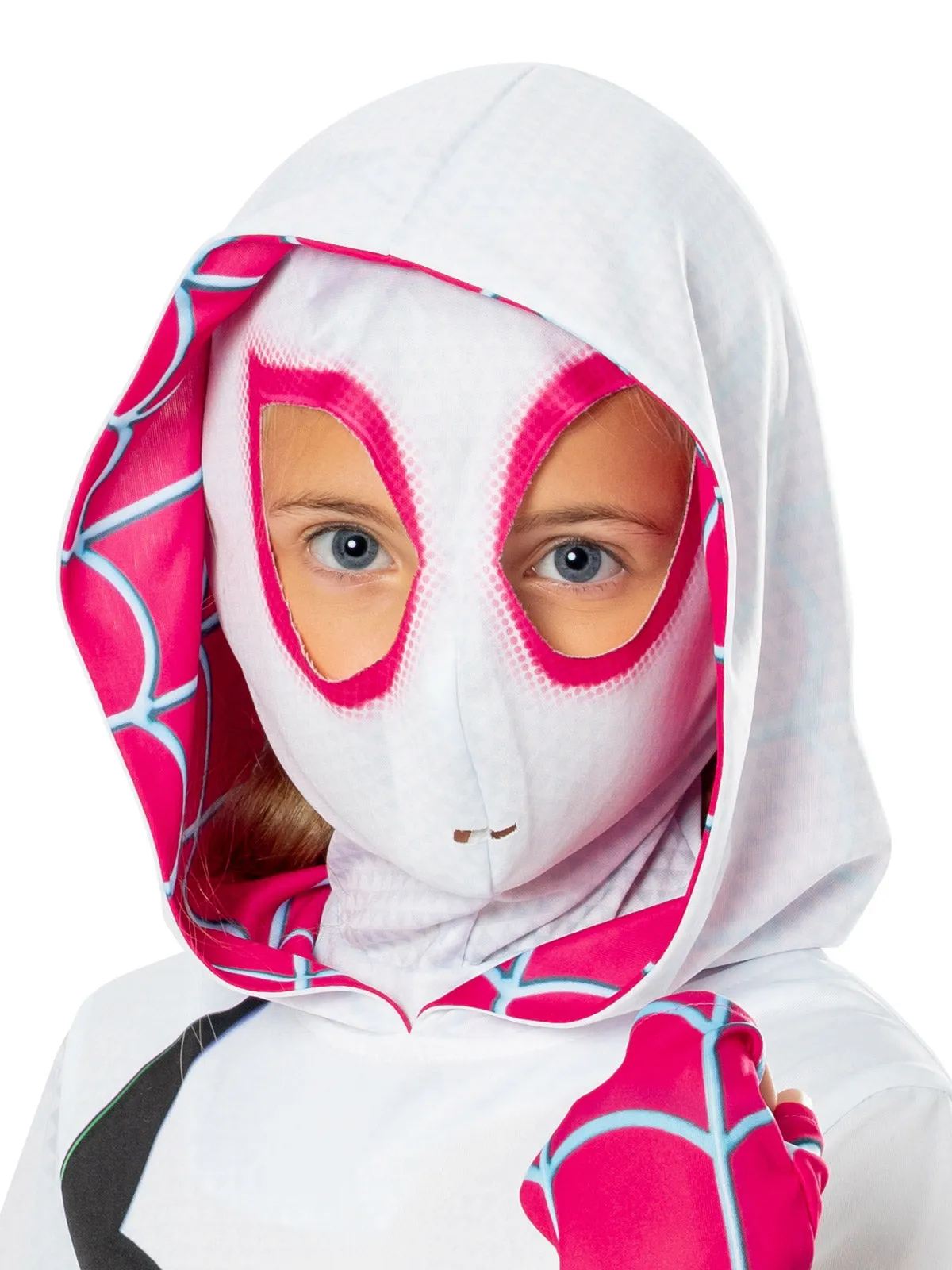 Ghost Spider Spider-Verse Deluxe Costume for Kids - Marvel Spider-Man