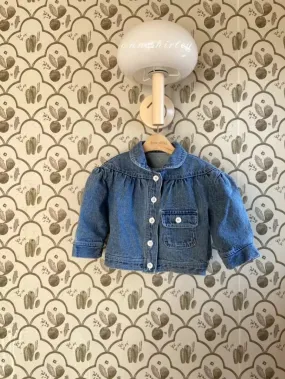 Girls Denim Jacket Autumn Western Style Top Kids Denim Cardigan Jacket Wholesale Baby Clothes