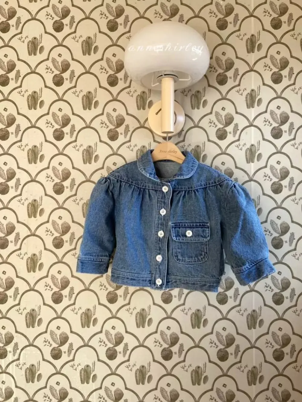 Girls Denim Jacket Autumn Western Style Top Kids Denim Cardigan Jacket Wholesale Baby Clothes