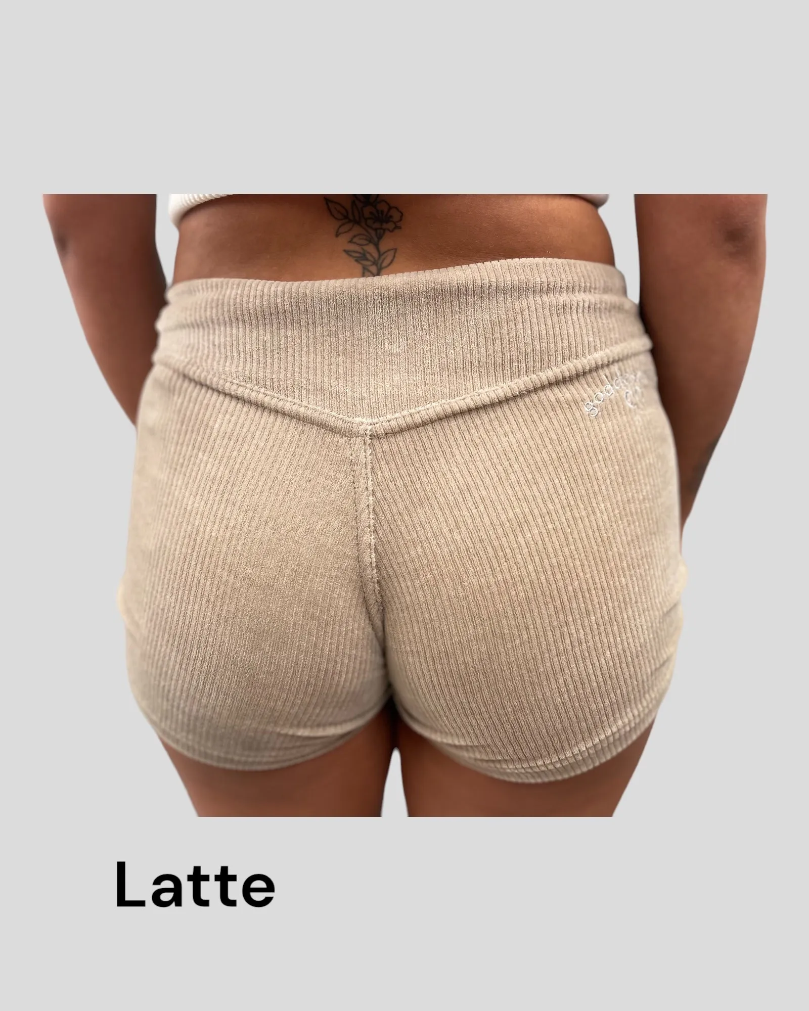 GODDESSWEAR BOOTY CORDUROY SHORTS CLASSIC, LITE, ULTRA LITE COLLECTIONS
