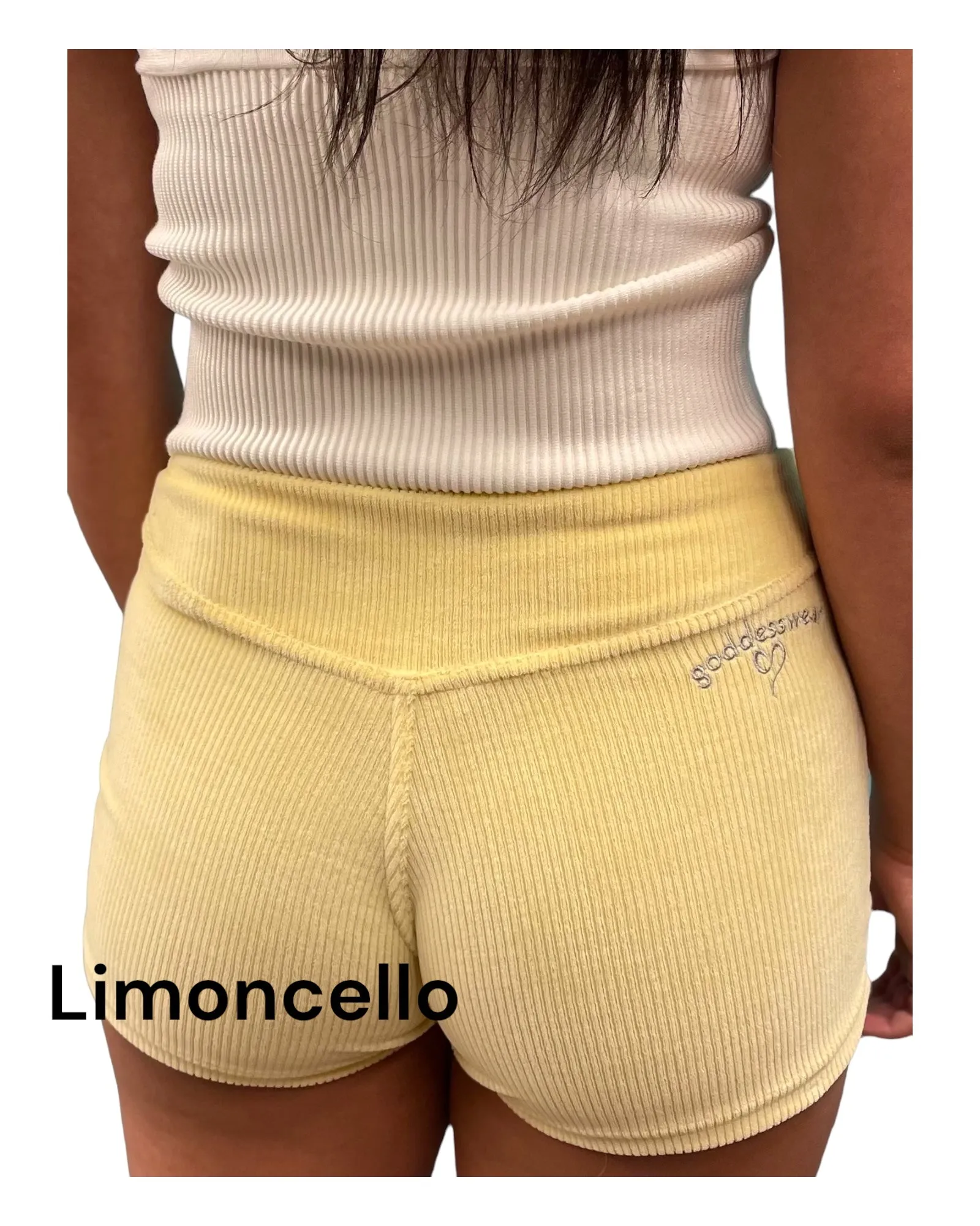 GODDESSWEAR BOOTY CORDUROY SHORTS CLASSIC, LITE, ULTRA LITE COLLECTIONS