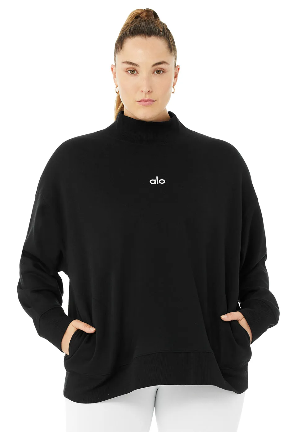 Graphic Refresh Pullover - Black/White