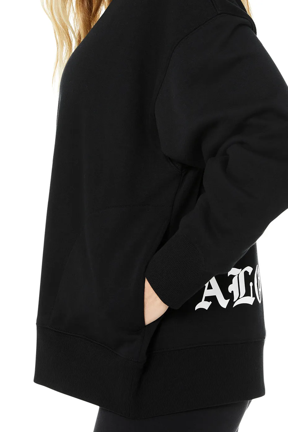 Graphic Refresh Pullover - Black/White