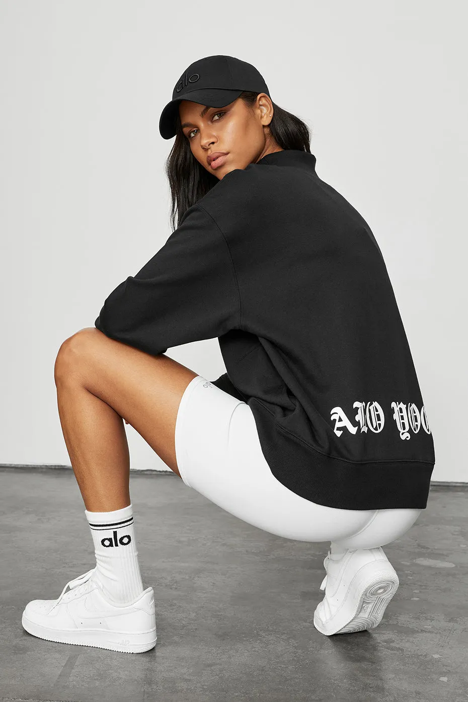 Graphic Refresh Pullover - Black/White