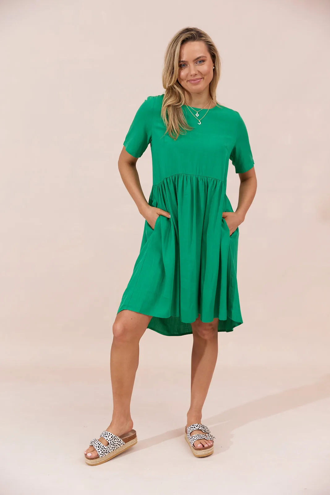 Hayman Dress - Green - Seconds
