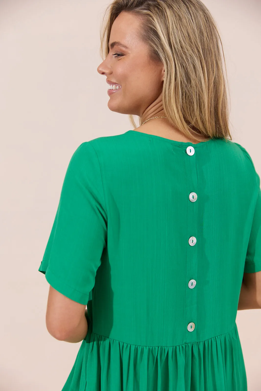 Hayman Dress - Green - Seconds