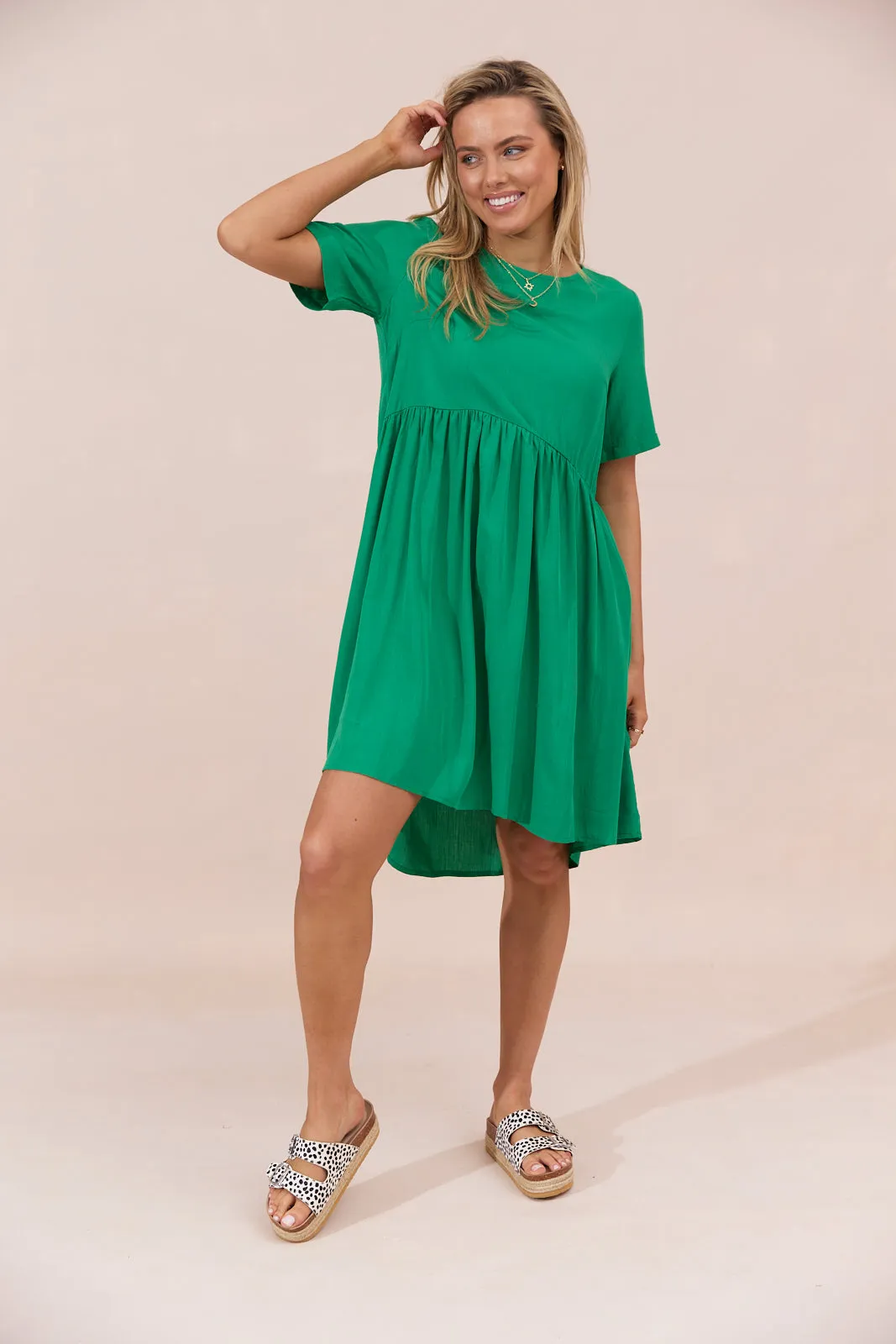 Hayman Dress - Green - Seconds