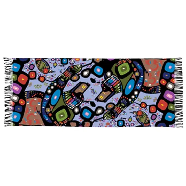 Indigenous Artist Collection: Eco Shawl: Bear by John Rombough
