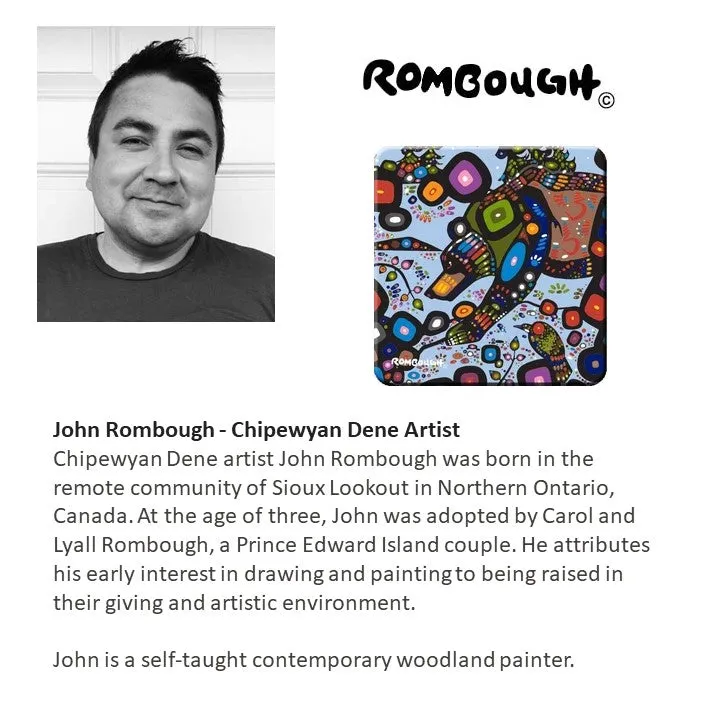 Indigenous Artist Collection: Eco Shawl: Bear by John Rombough
