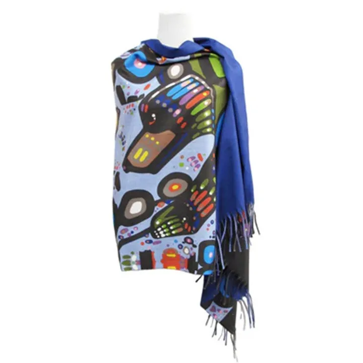 Indigenous Artist Collection: Eco Shawl: Bear by John Rombough
