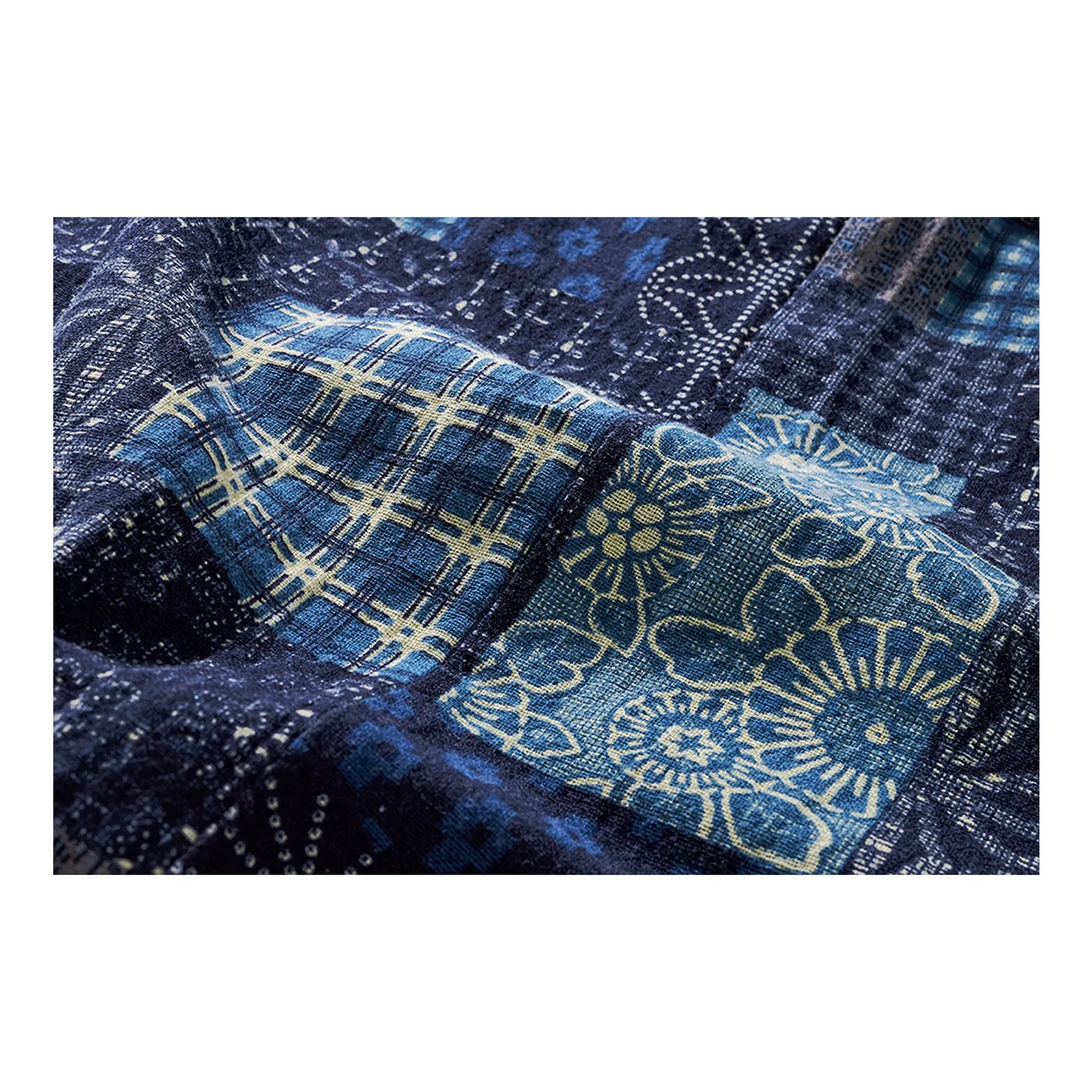 Indigo Jacket Blazer Collar Vintage Jacket
