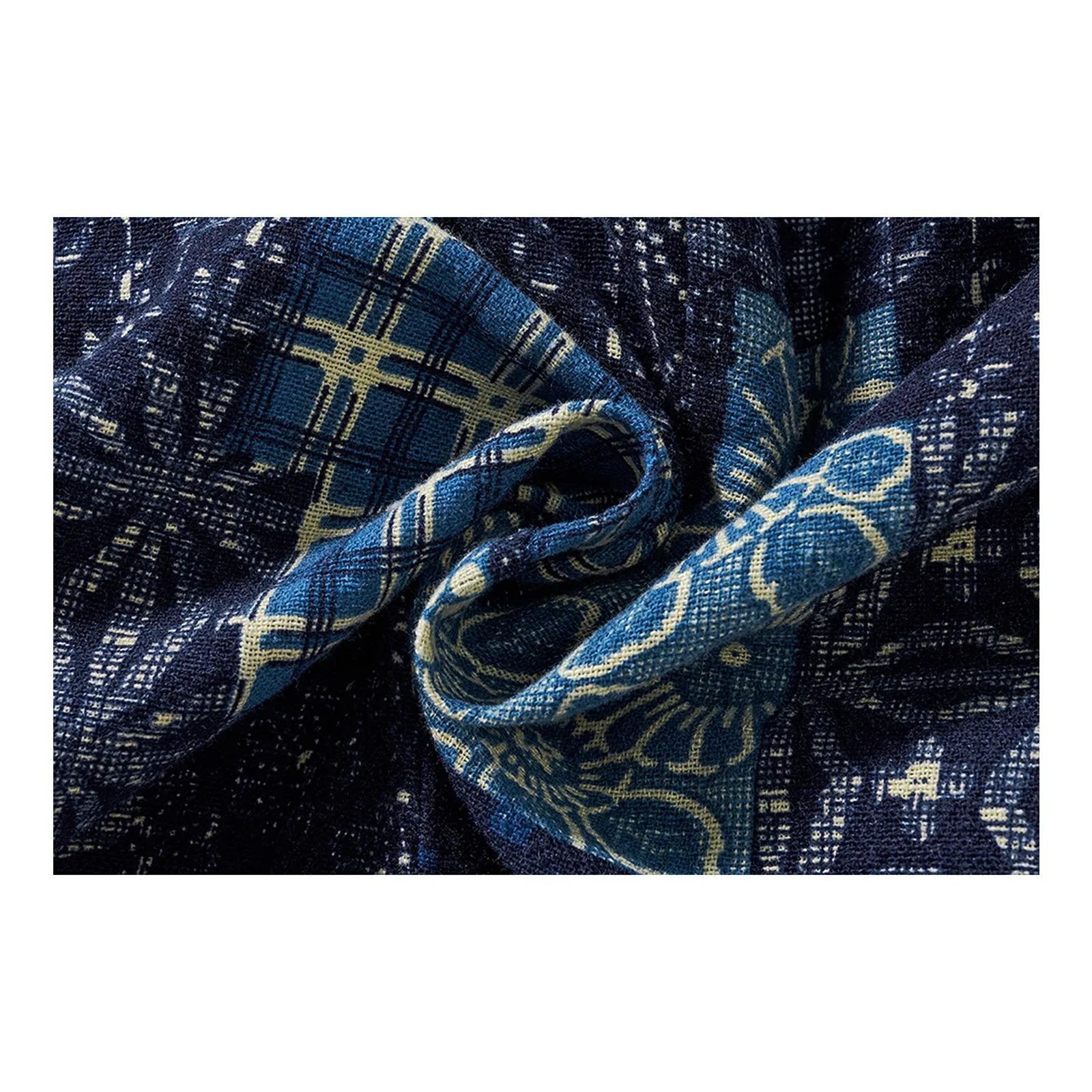 Indigo Jacket Blazer Collar Vintage Jacket
