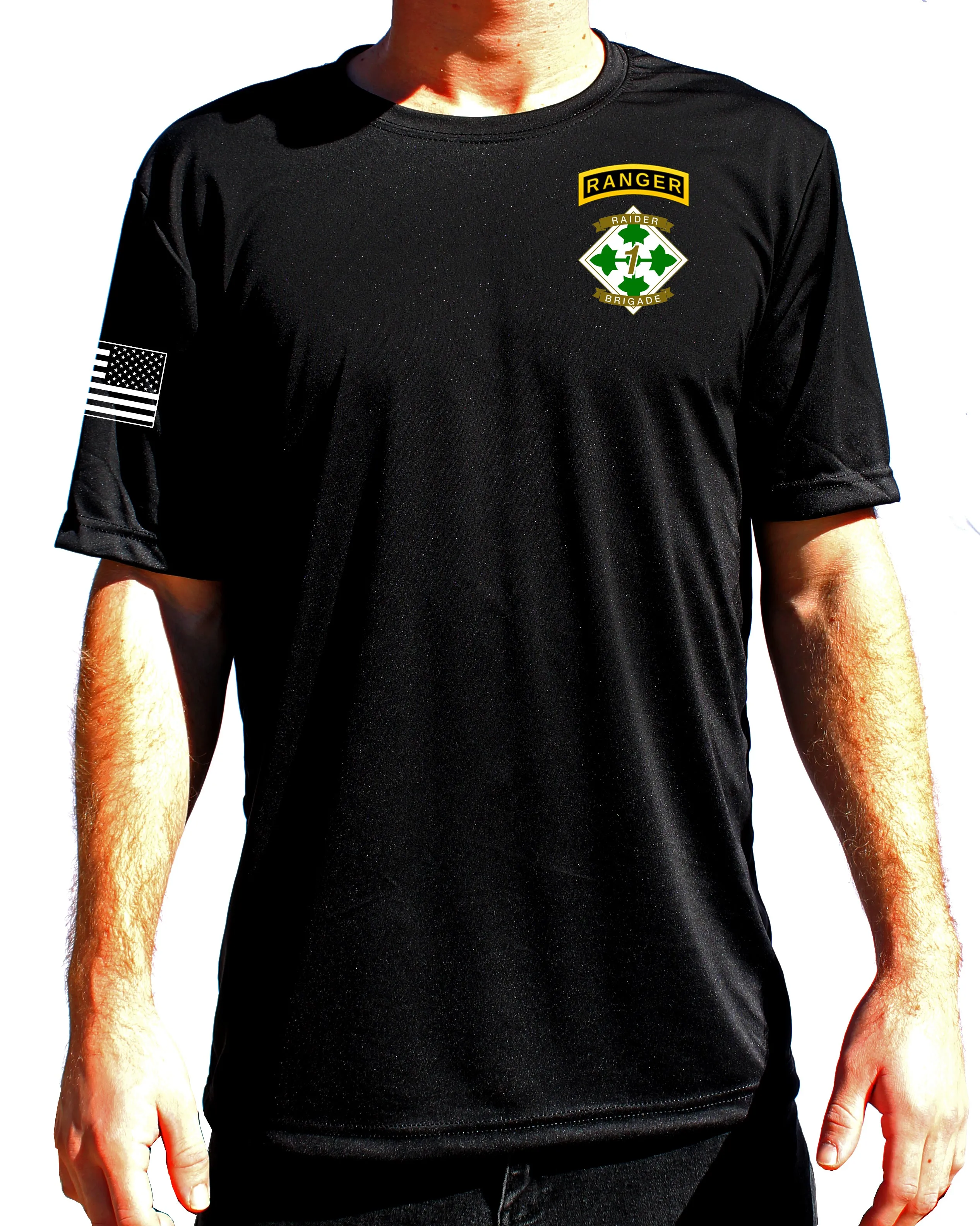 Ironhawk Co Athletic Black T-Shirt. This shirt IS approved for PT