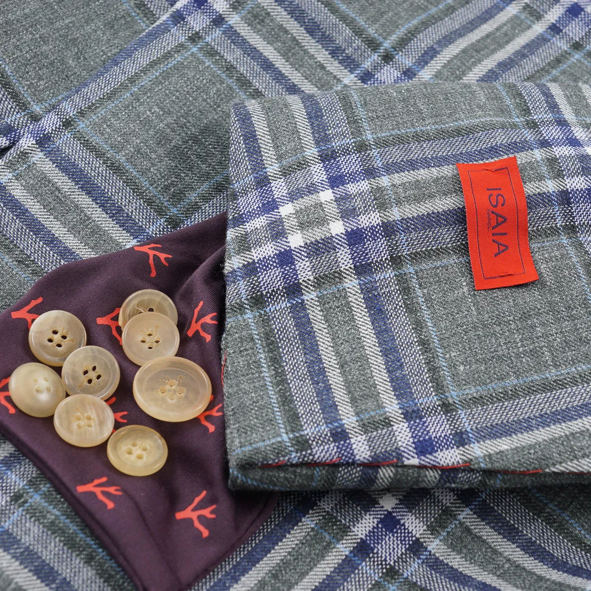 Isaia 'Capri' Wool-Silk-Linen Sport Coat