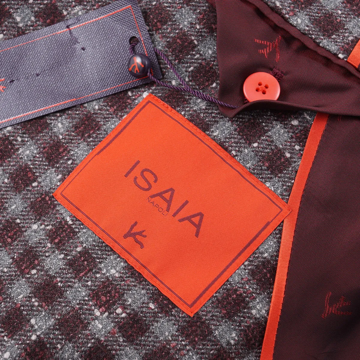 Isaia Extra-Slim Donegal Wool Sport Coat