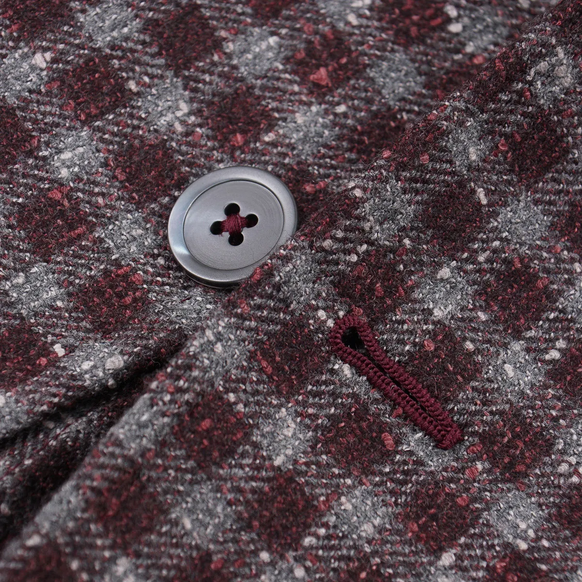 Isaia Extra-Slim Donegal Wool Sport Coat