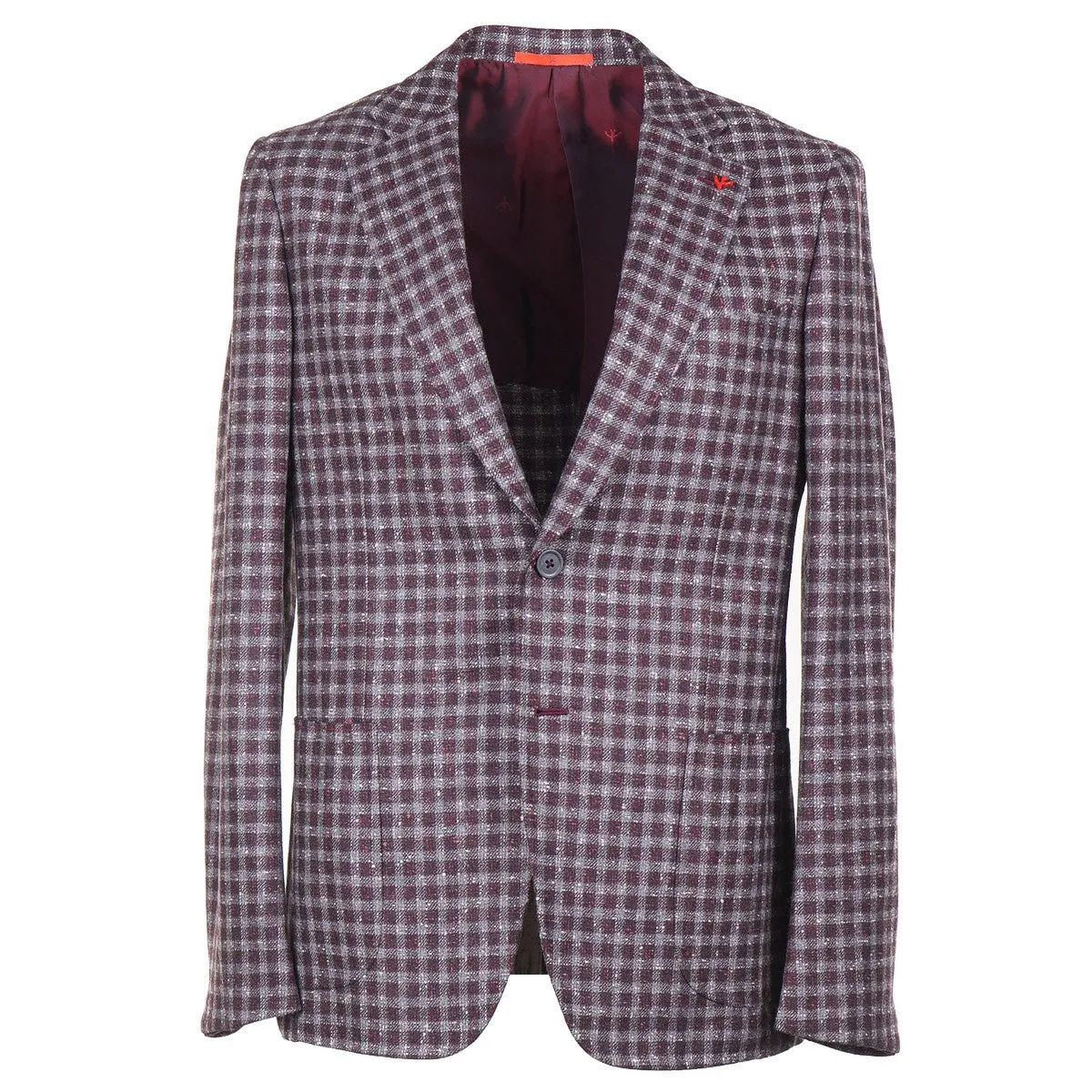 Isaia Extra-Slim Donegal Wool Sport Coat