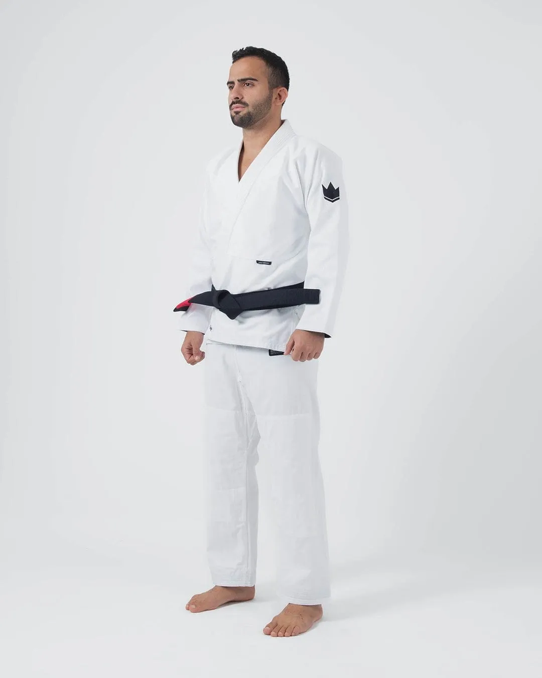 Kimono Brazilian Jiu Jitsu KINGZ Kore V2 Gi - Alb ( Centura Alba Inclusa )