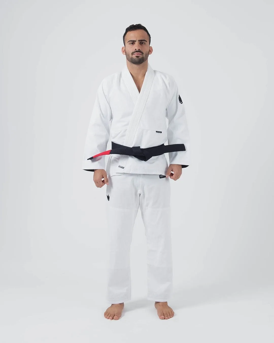Kimono Brazilian Jiu Jitsu KINGZ Kore V2 Gi - Alb ( Centura Alba Inclusa )