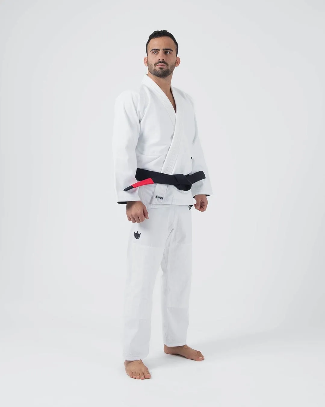 Kimono Brazilian Jiu Jitsu KINGZ Kore V2 Gi - Alb ( Centura Alba Inclusa )