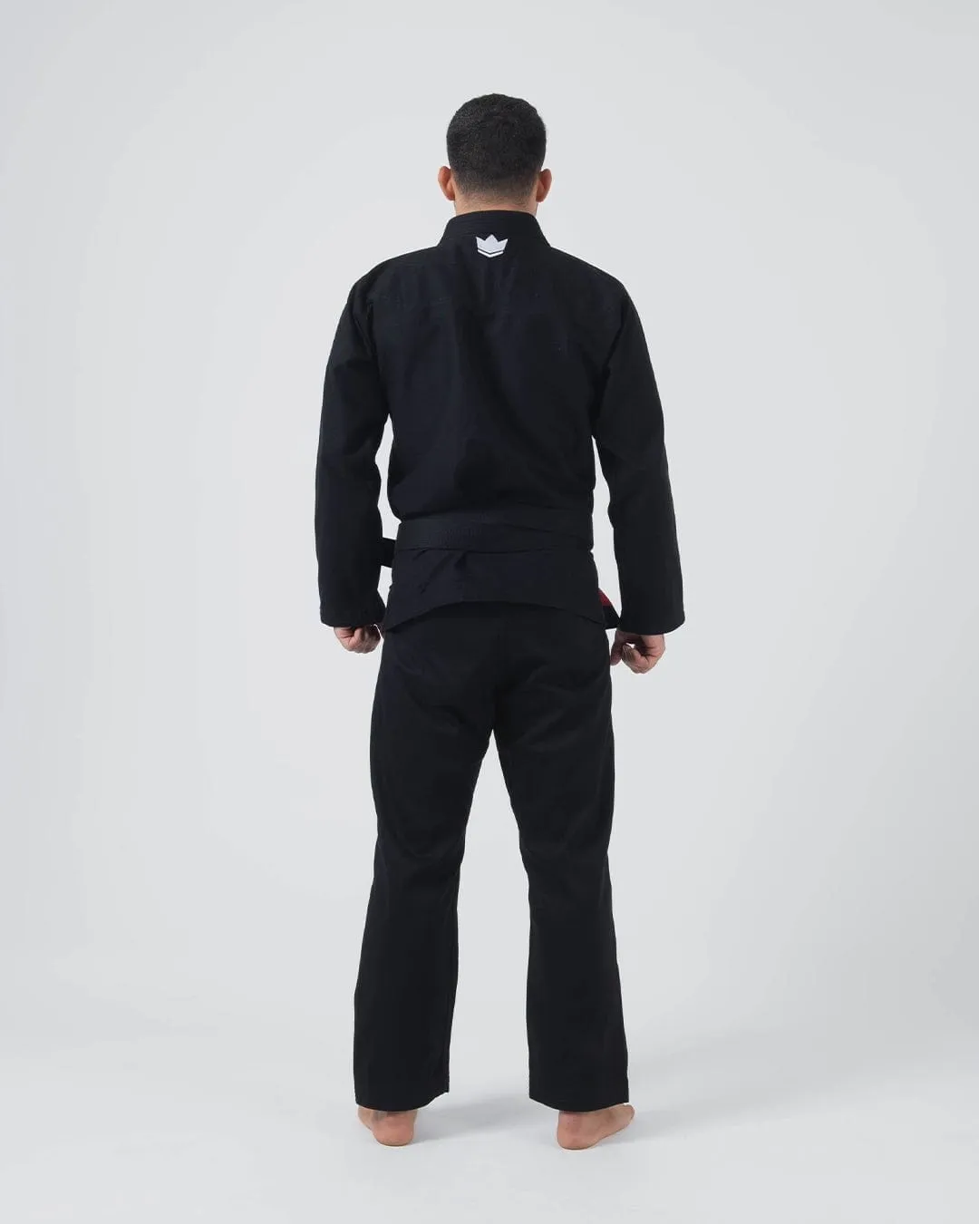 Kimono Brazilian Jiu Jitsu KINGZ Kore V2 Gi - Negru ( Centura Alba Inclusa )