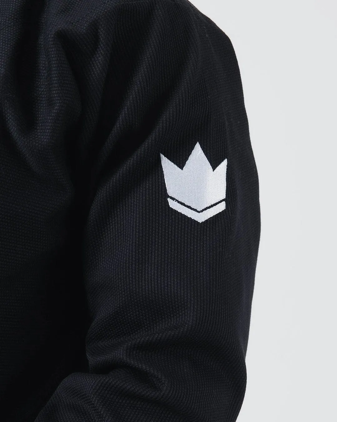 Kimono Brazilian Jiu Jitsu KINGZ Kore V2 Gi - Negru ( Centura Alba Inclusa )