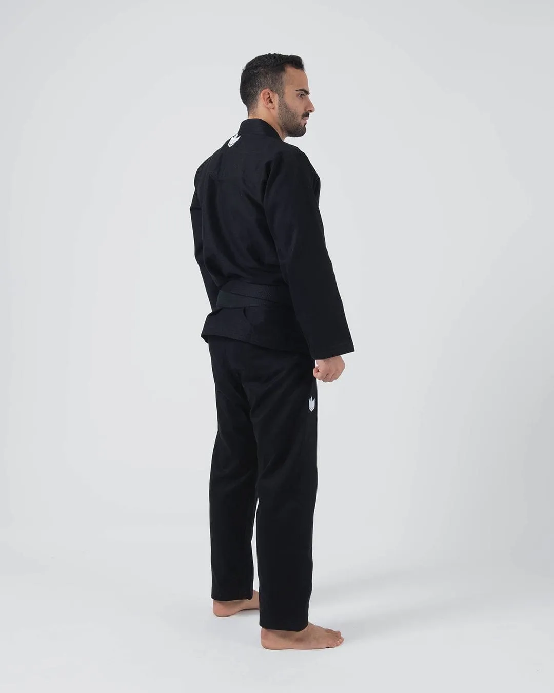 Kimono Brazilian Jiu Jitsu KINGZ Kore V2 Gi - Negru ( Centura Alba Inclusa )