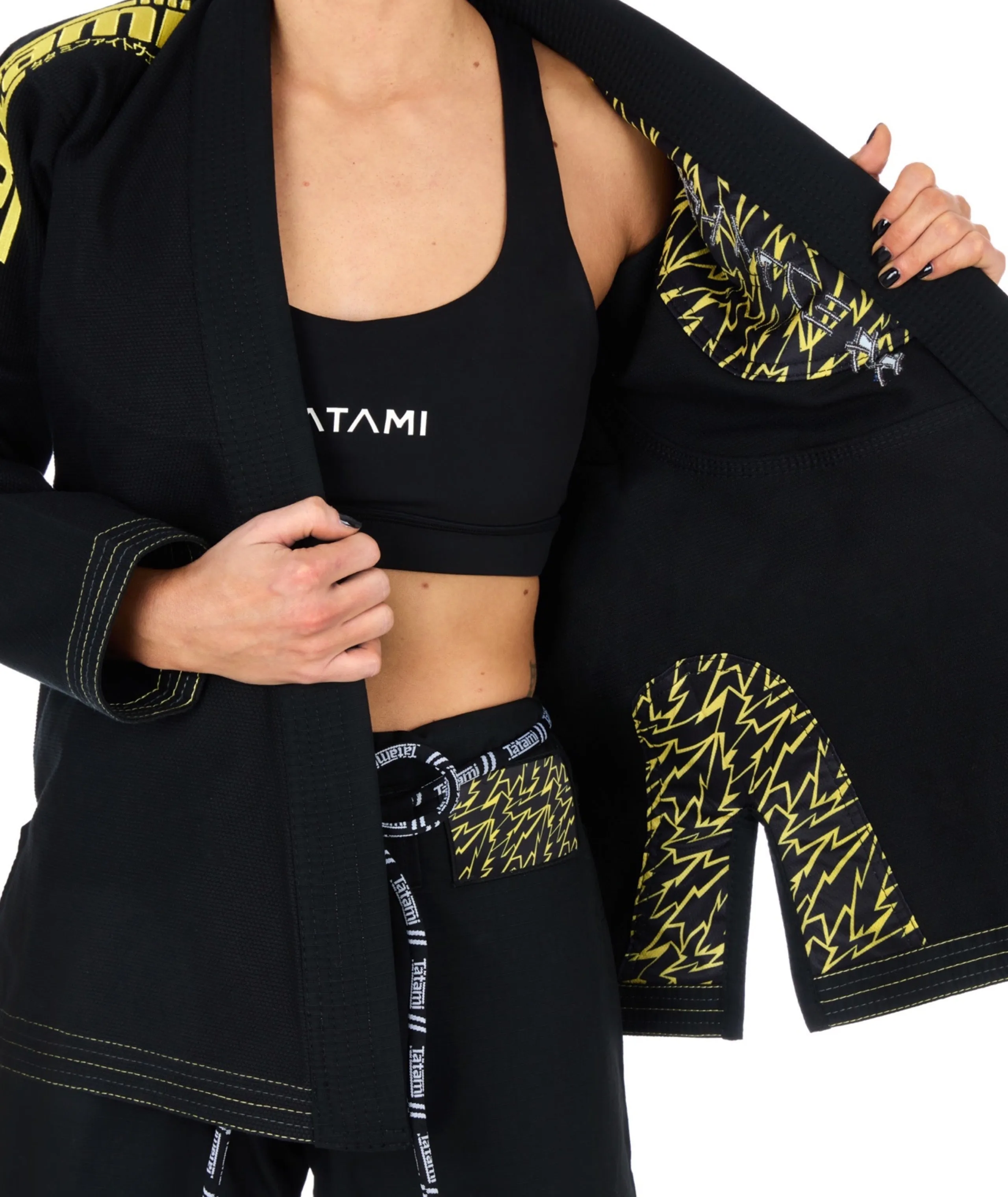 Kimono Femei Brazilian Jiu Jitsu TATAMI Recharge Gi - Bolt