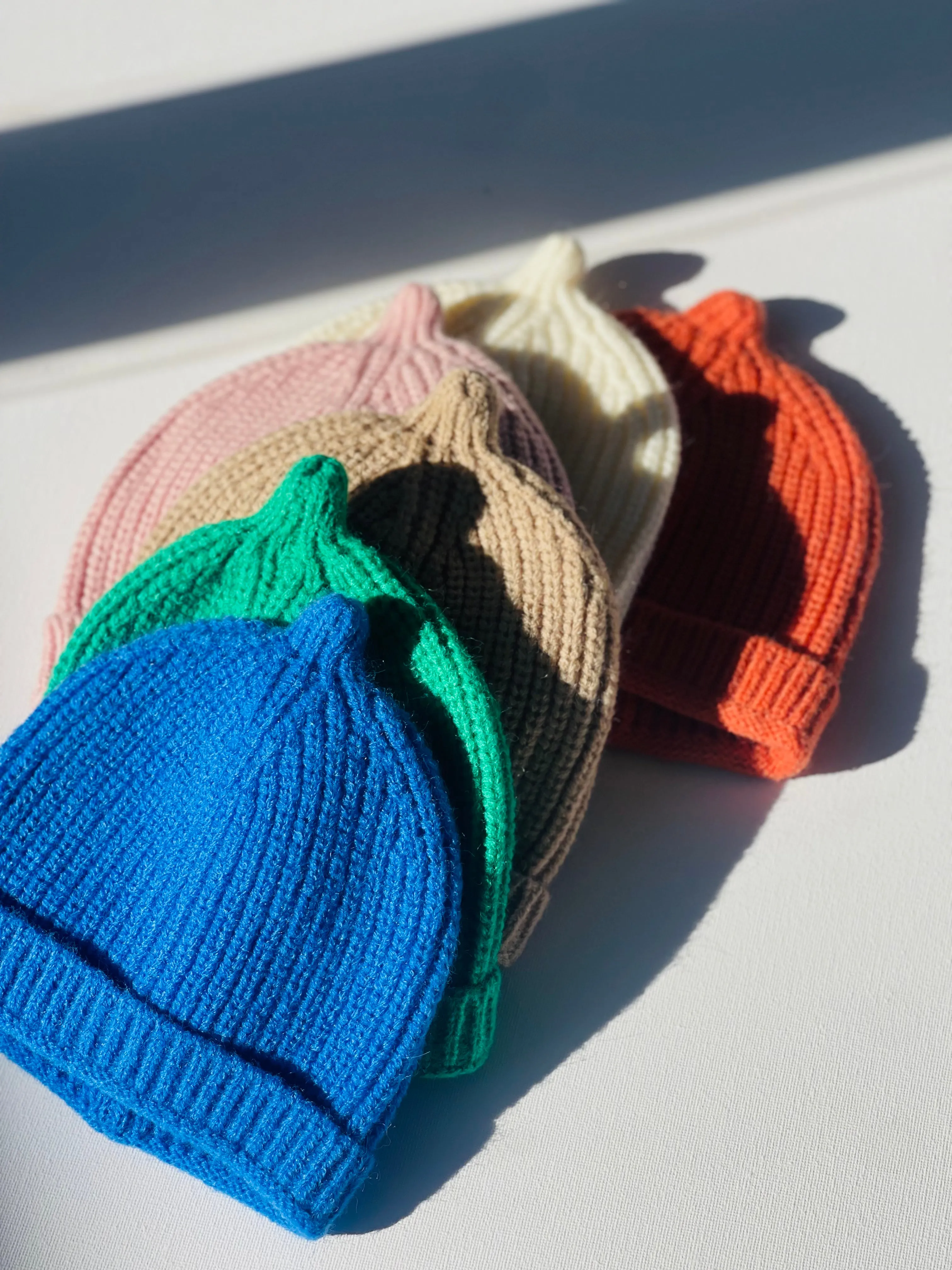 knit beanie | cream