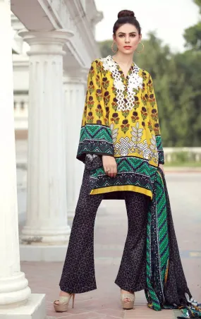 La Moderno by Lala - Embroidered Khaddar Wool Shawl Collection – 08A