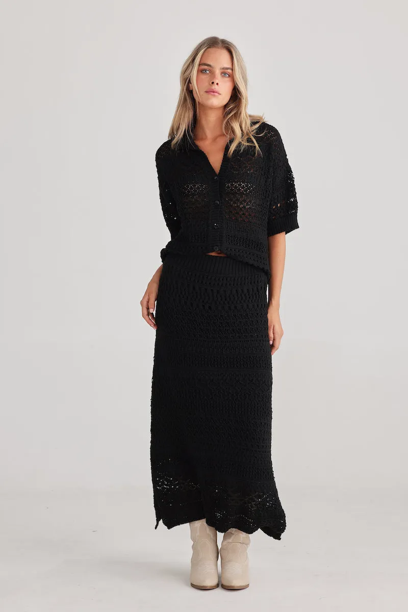 La Sol Skirt, Black