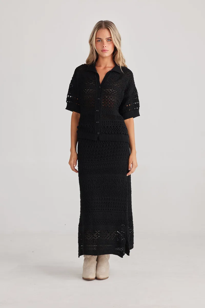 La Sol Skirt, Black