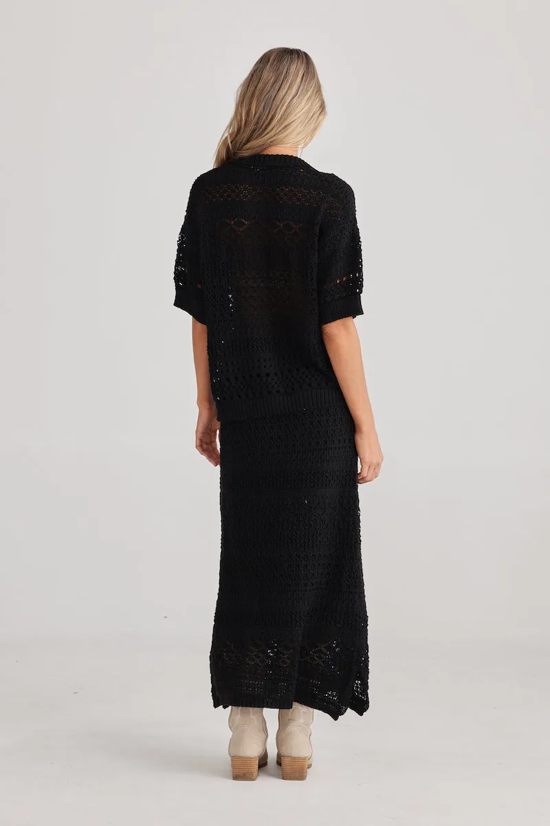 La Sol Skirt, Black