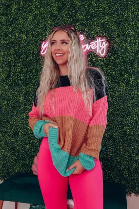 Let's Get Cozy Striped Sweater