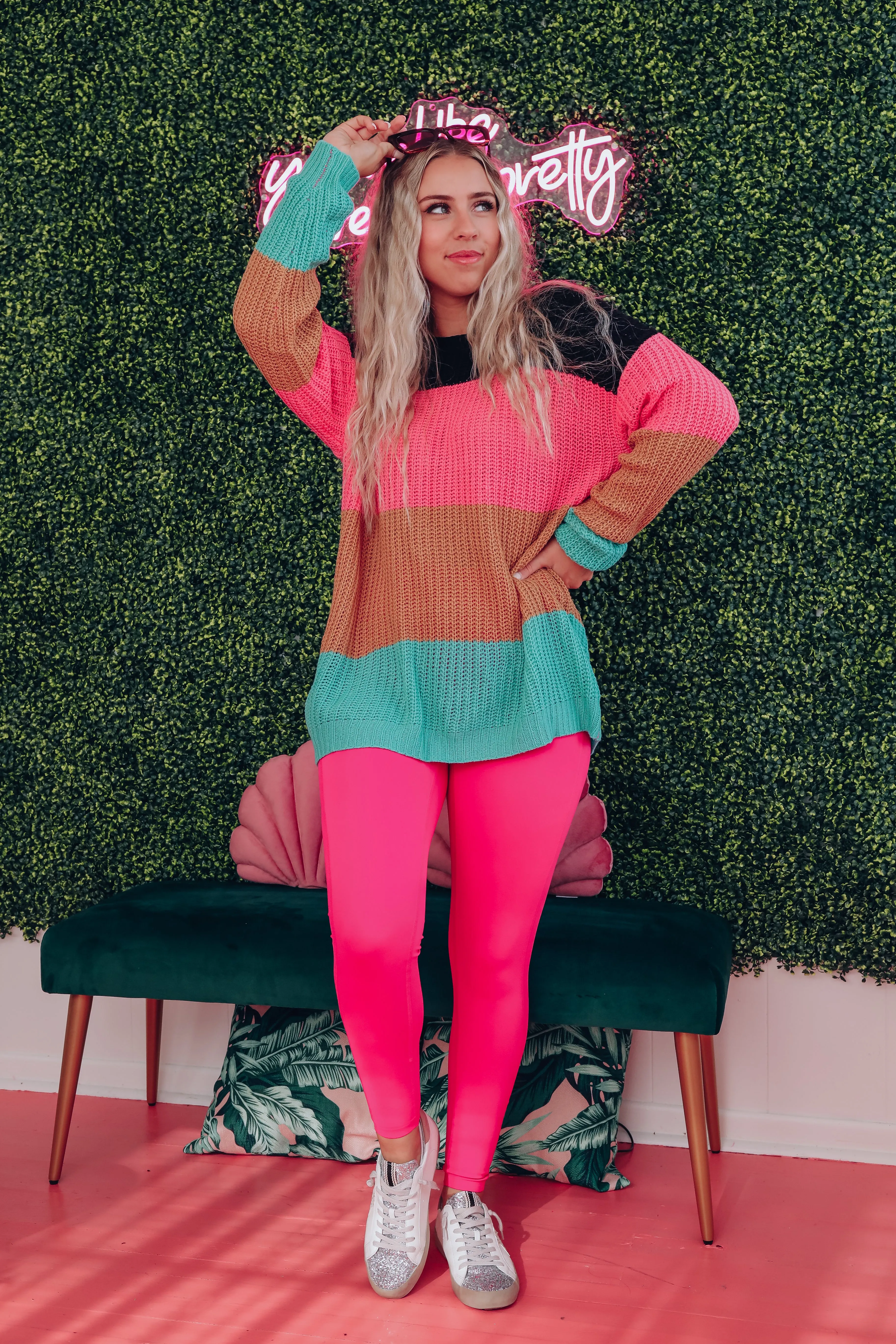 Let's Get Cozy Striped Sweater