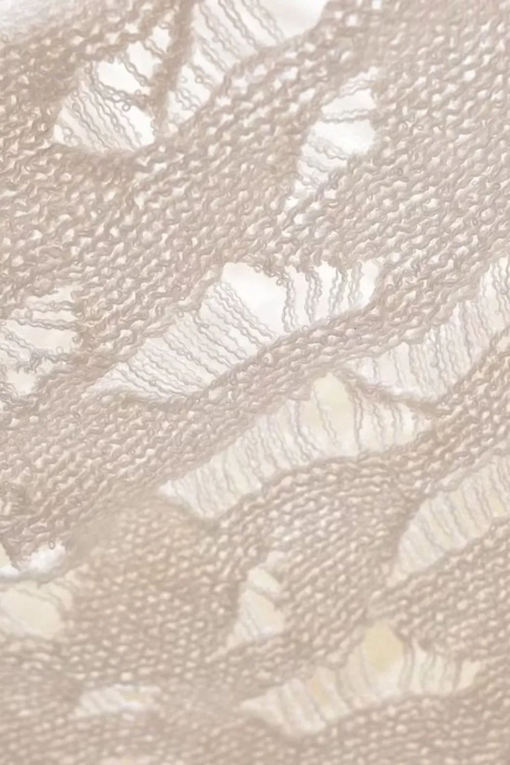 'Lily' Ripped-Detail Cropped Knit Jacket