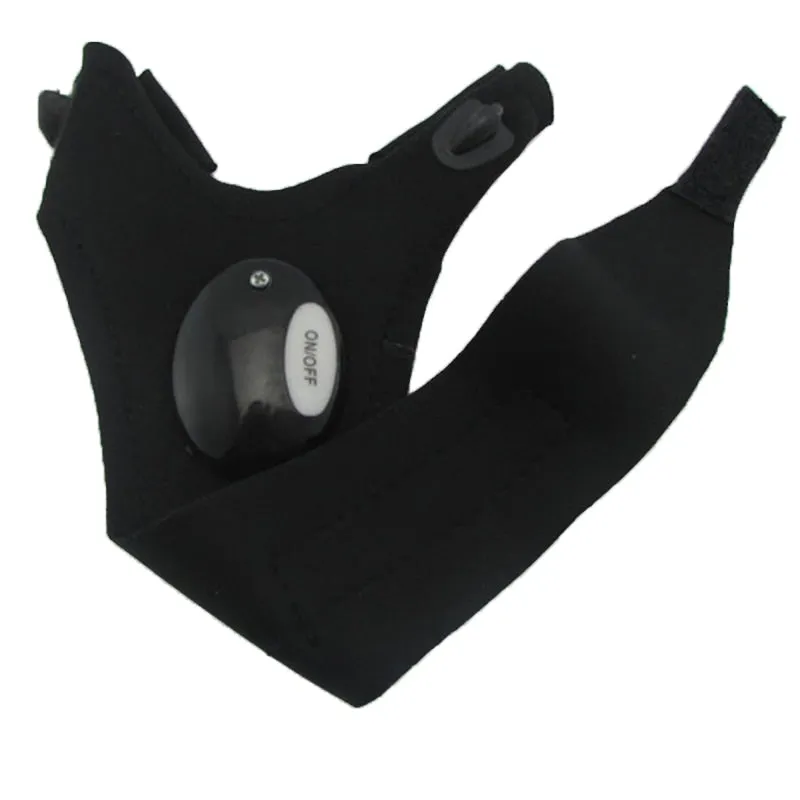 love68  1 Pair Outdoor Fishing Magic Strap Fingerless Gloves