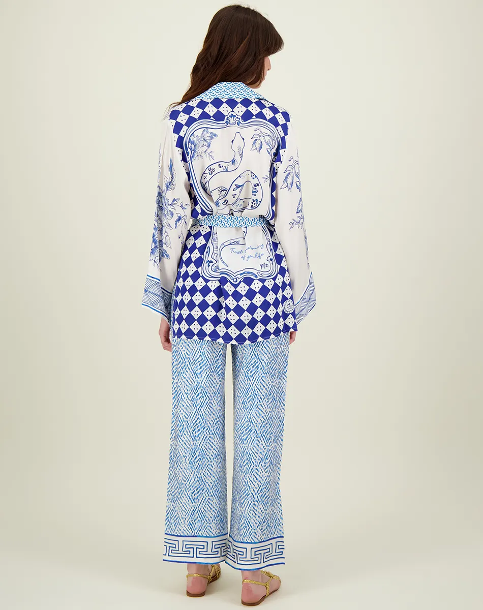 Lucia Amalfi Kimono Belted Jacket