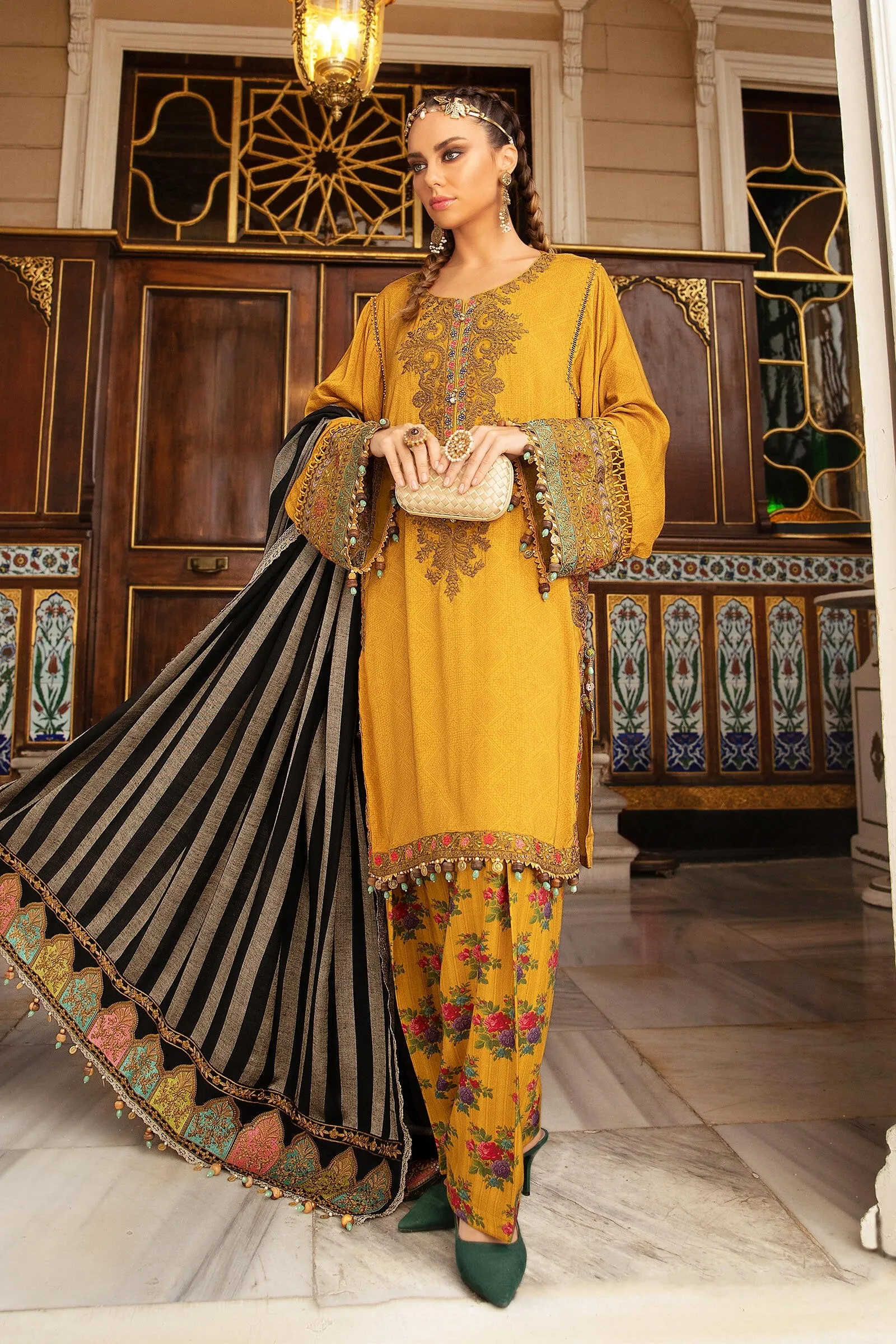 MARIA.B. Linen Winter Collection '21 – DL-909-Mustard