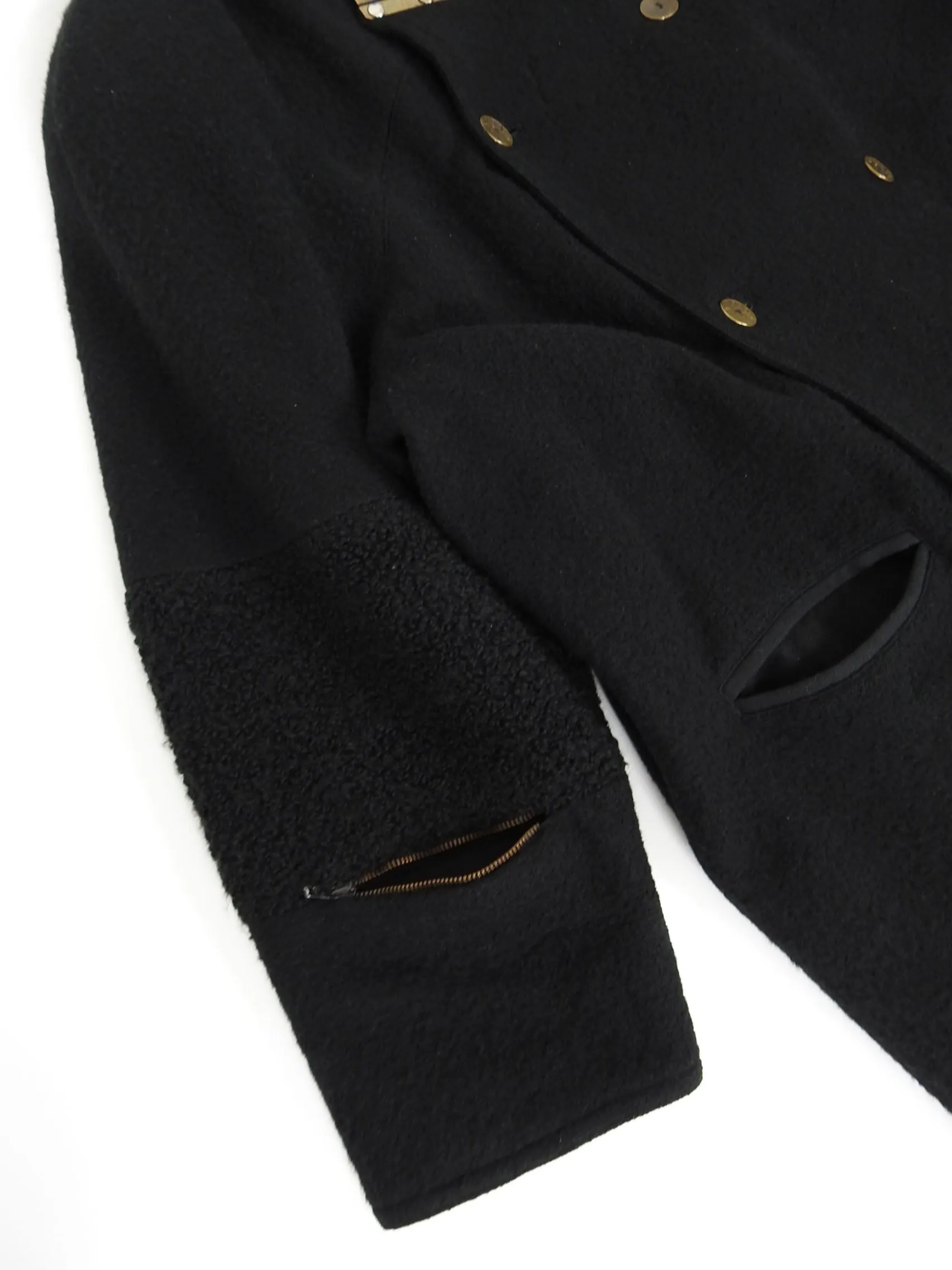 Marithe   Francois Girbaud Wool Coat Black XL