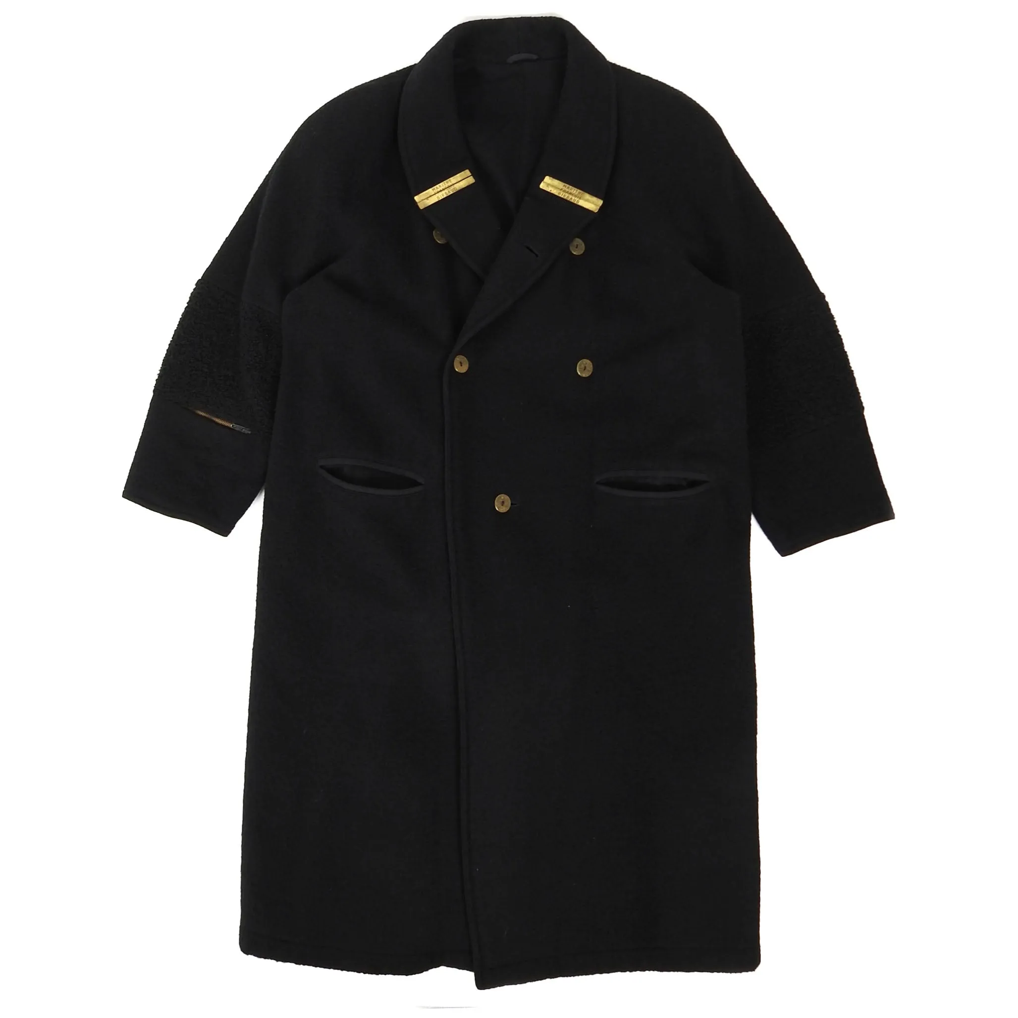 Marithe   Francois Girbaud Wool Coat Black XL