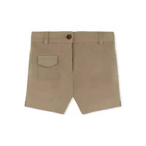Mocha Marvel Infant Girl's Cargo Short