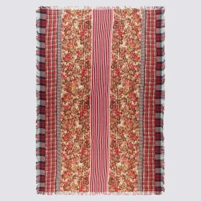 Multi-Panel Print Shawl, silk