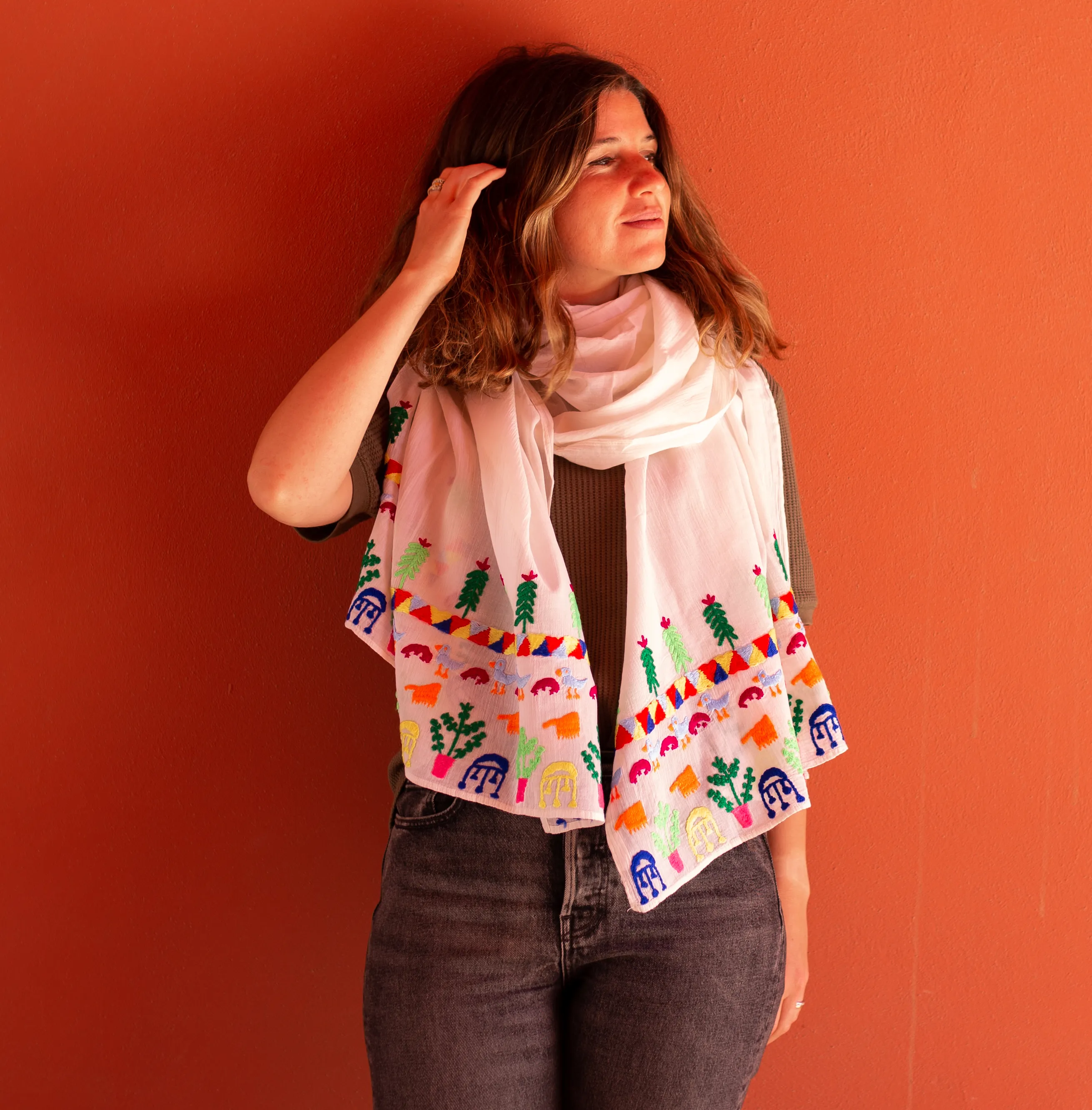 Multicolored Nubian Shawl