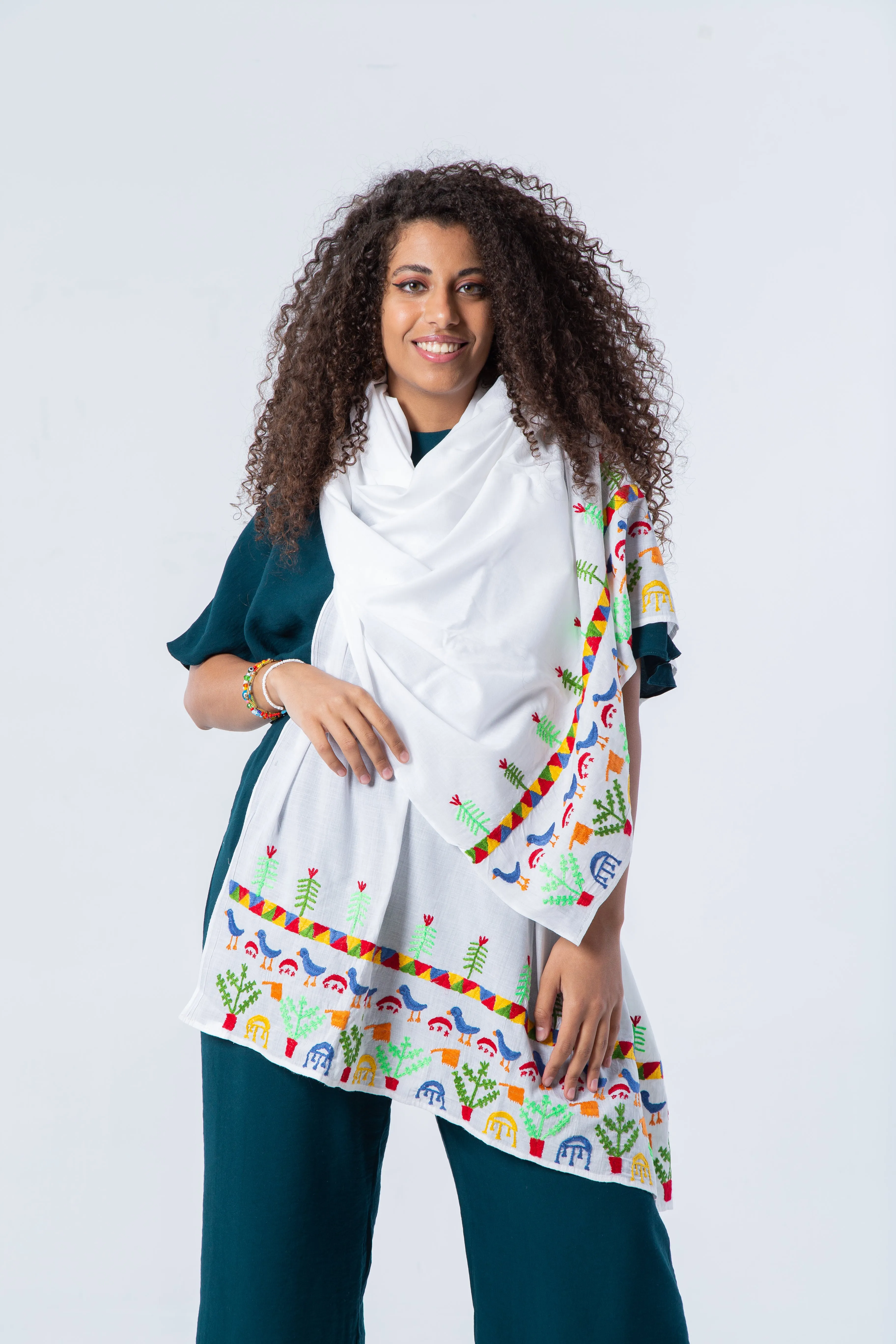 Multicolored Nubian Shawl