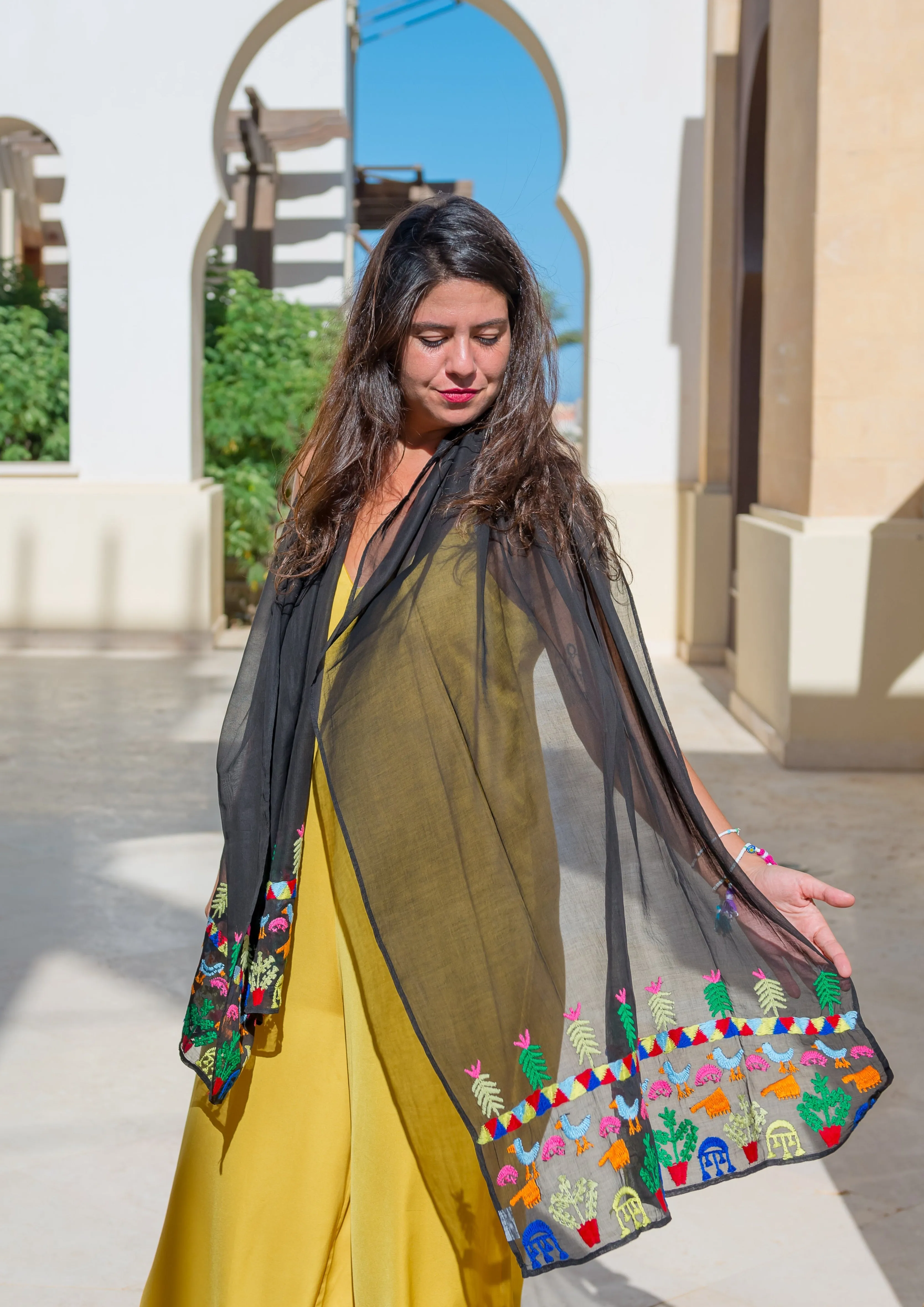 Multicolored Nubian Shawl