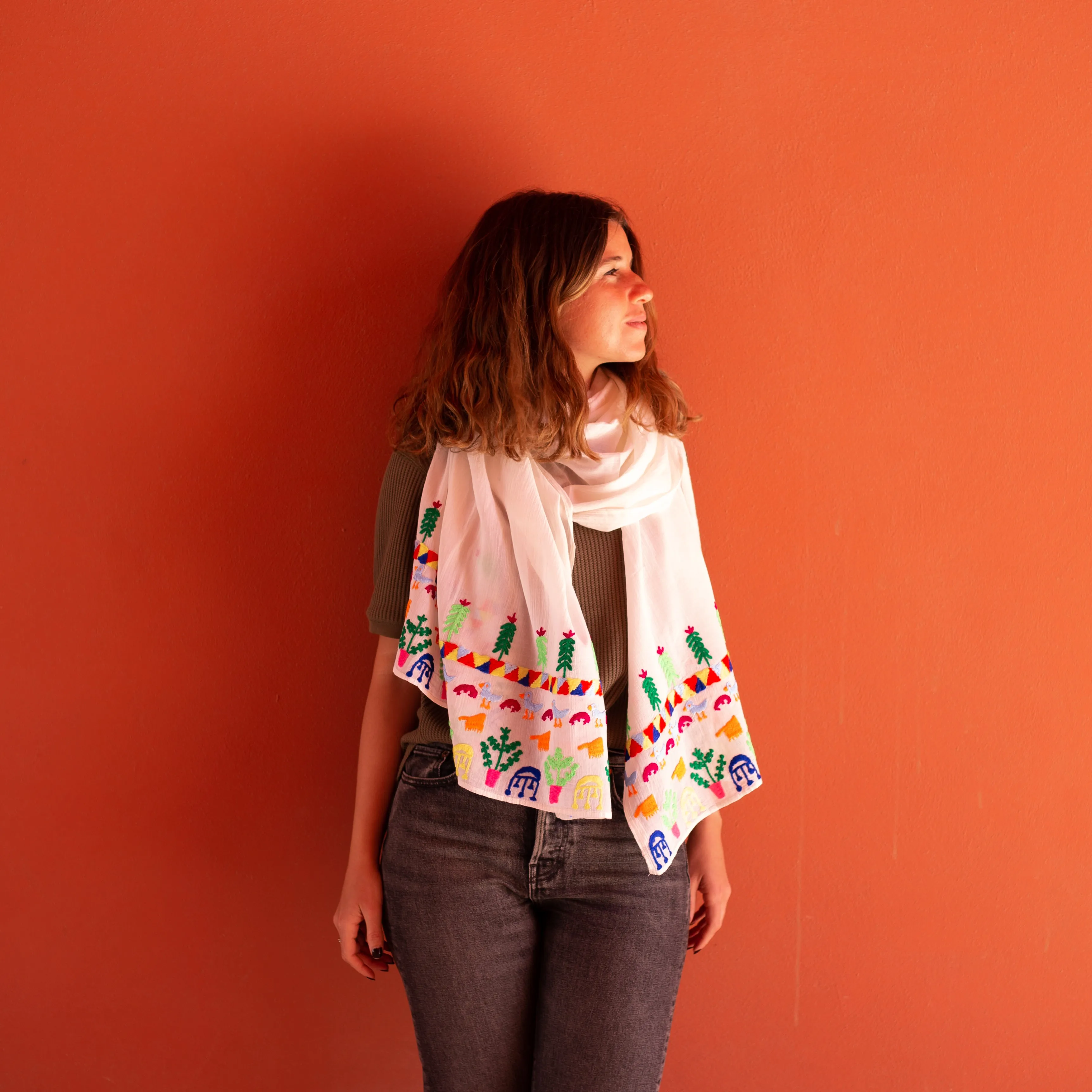 Multicolored Nubian Shawl