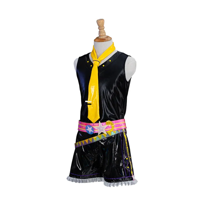 Muse Dash Len Cosplay Muse Dash Hatsune Miku Collaboration Kagamine Len Costume Halloween Outfit