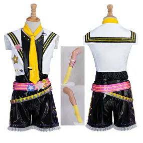 Muse Dash Len Cosplay Muse Dash Hatsune Miku Collaboration Kagamine Len Costume Halloween Outfit