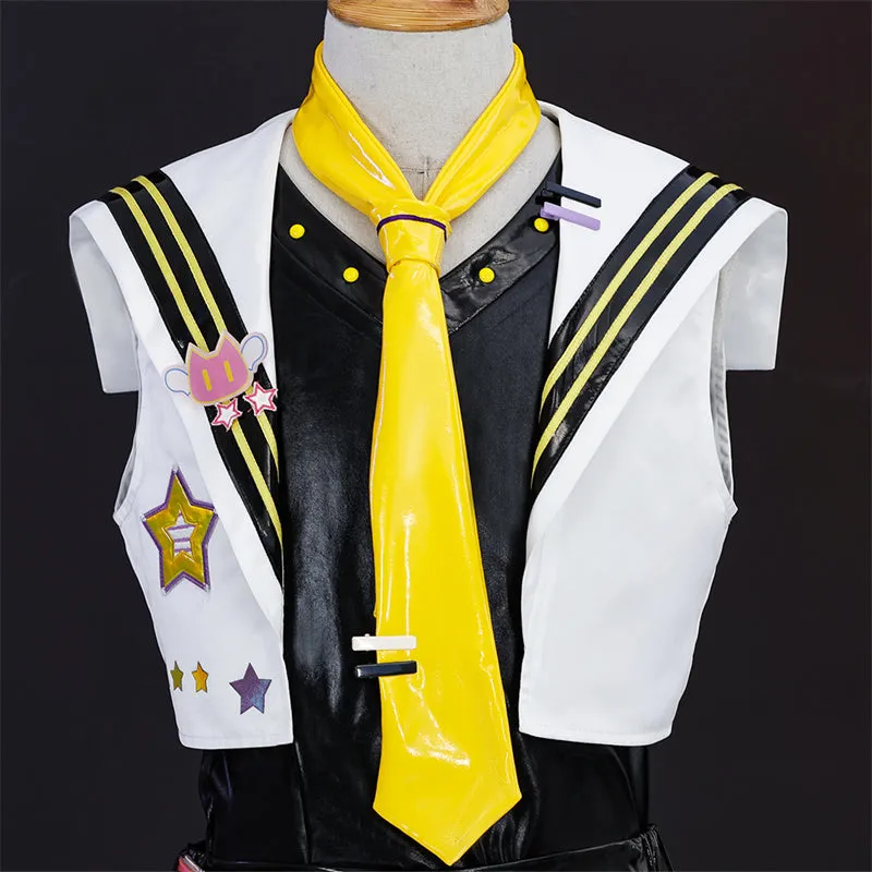 Muse Dash Len Cosplay Muse Dash Hatsune Miku Collaboration Kagamine Len Costume Halloween Outfit